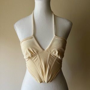 halter corset top